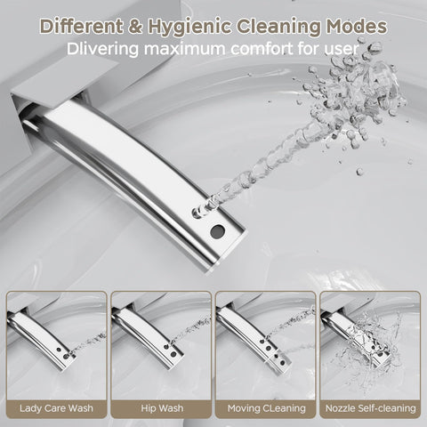 WITMYA foam shield nozzle delivers extra cleanliness after use.
