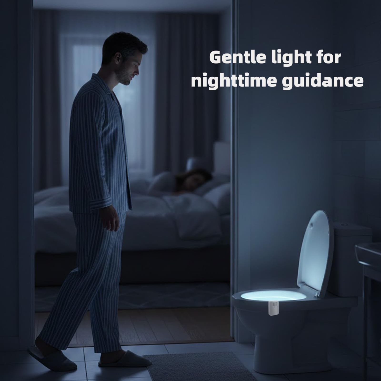 Witshine rechargeable 1000mAh night light powers through nightly use