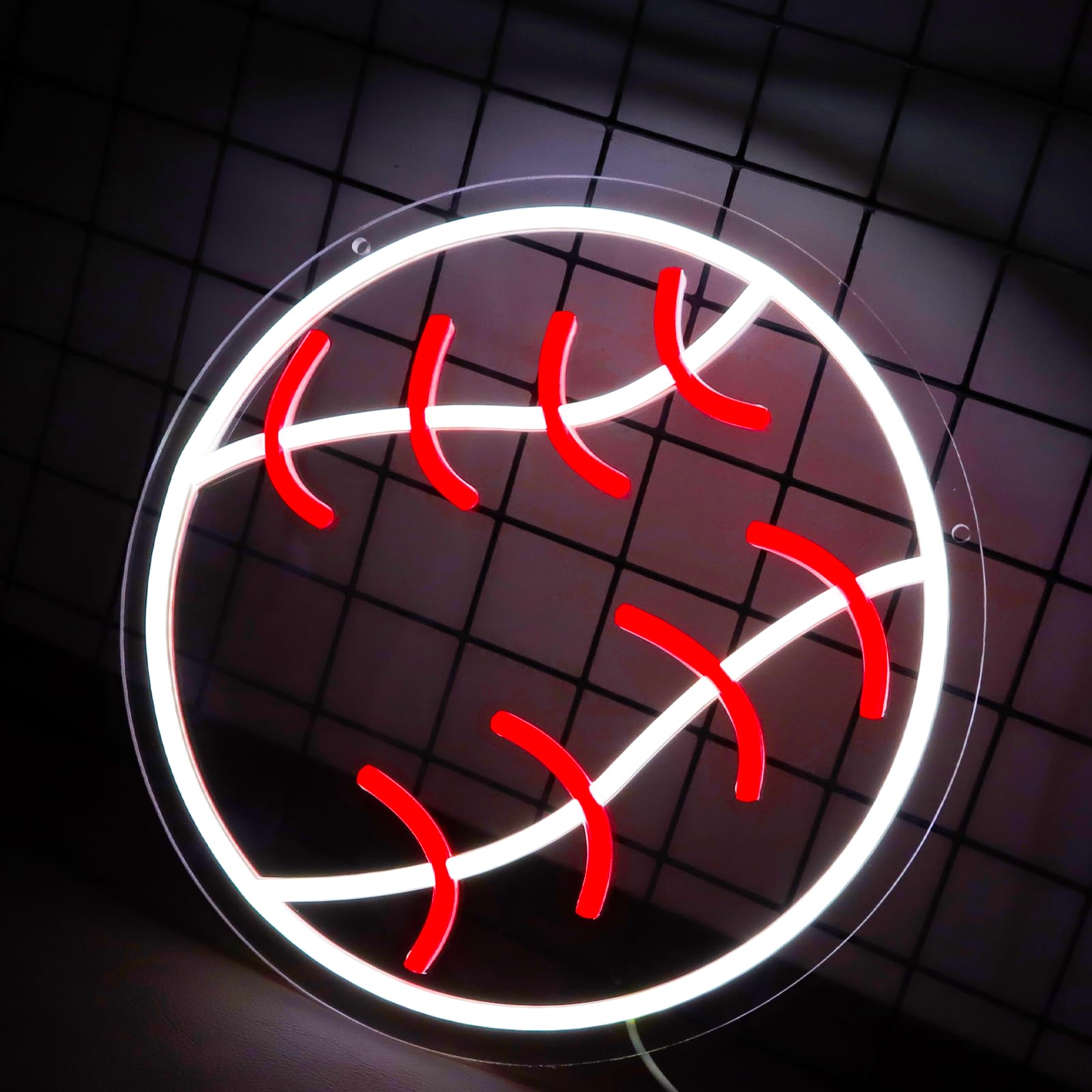 WittyRhE baseball neon sign makes a thoughtful gift for fans.