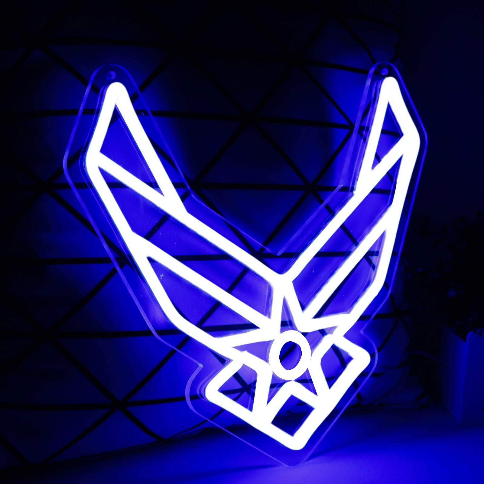 WittyRhE Army-themed bar decor neon light for parties