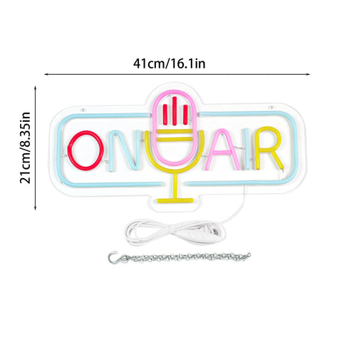 WittyRhE On Air neon sign gift ready packaging ideal for gifting