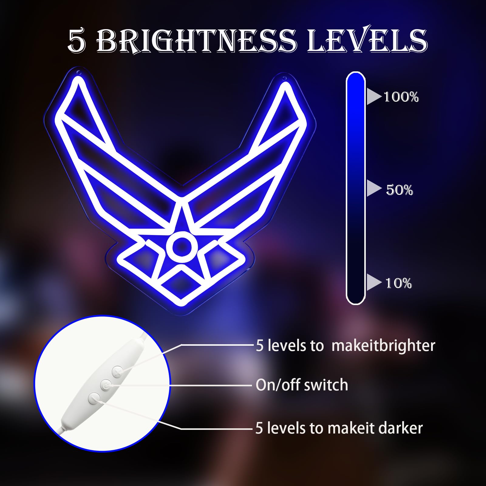 WittyRhE USB-powered neon sign for easy placement