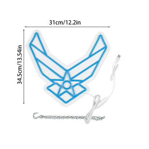 WittyRhE veteran neon light suitable for themed rooms