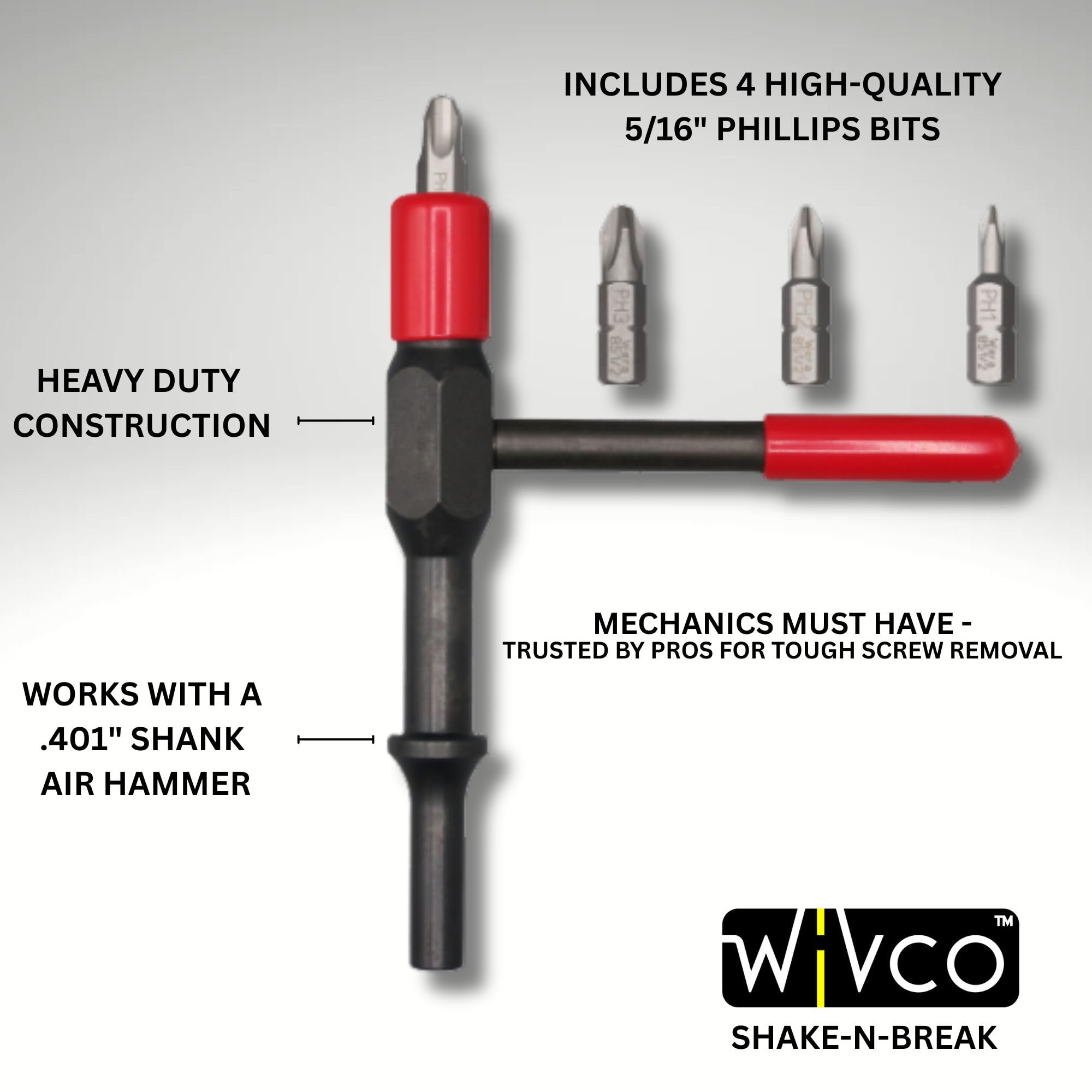 Wivco Shake-N-Break used during brake work and restorations