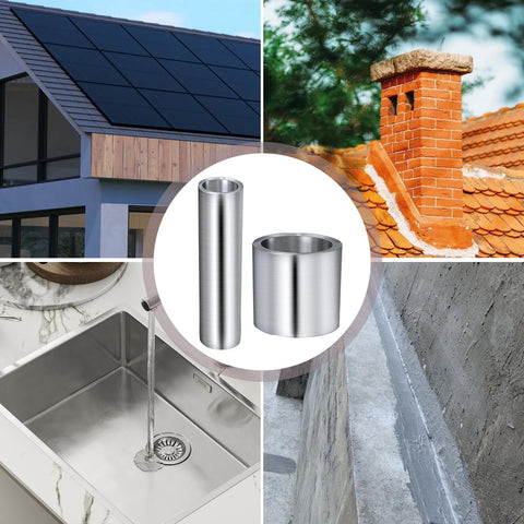 WIVZKAO flashing compatible with wood, brick, and concrete surfaces.