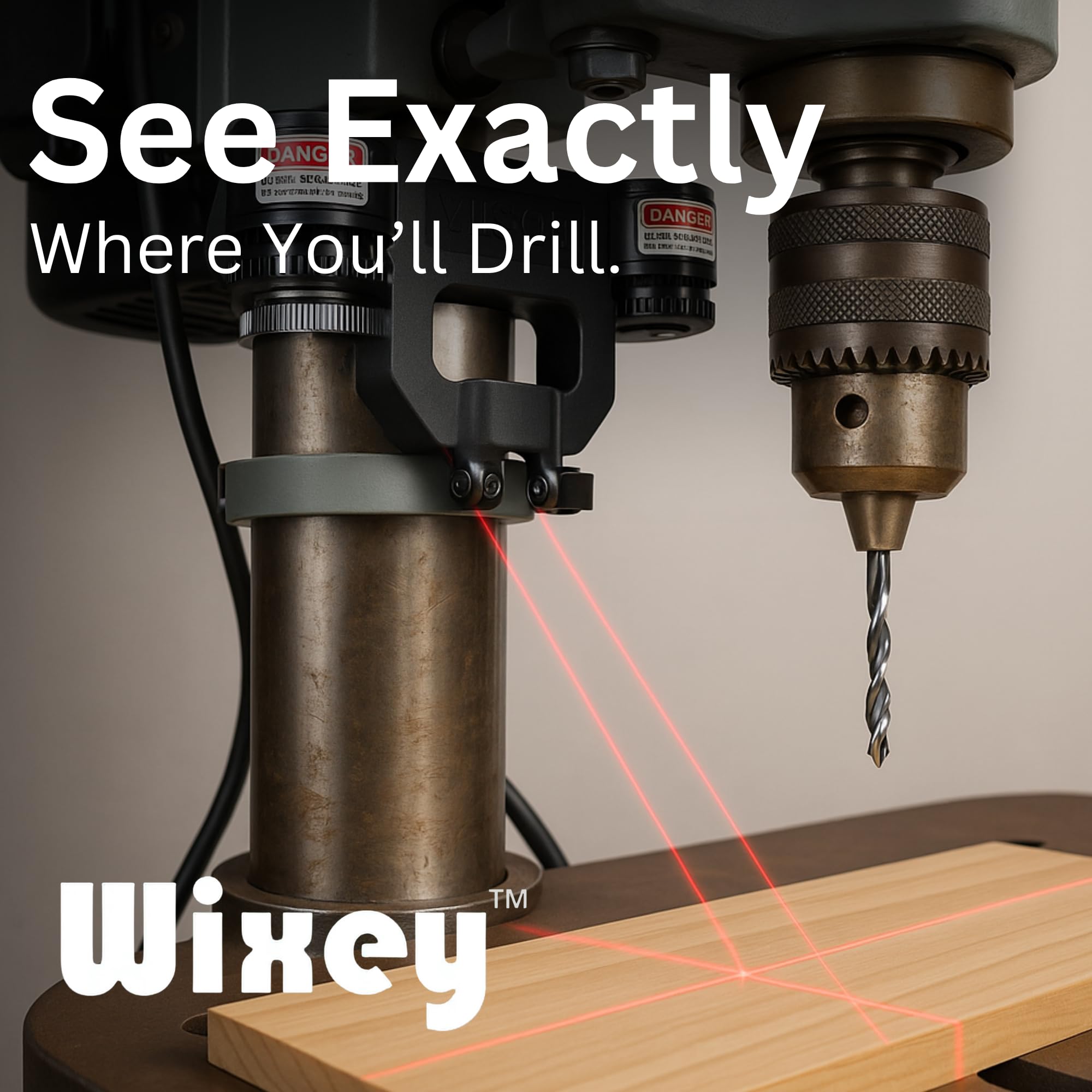 Wixey WL133 helps speed up setups with centered crosshairs.