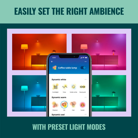 WiZ Connected 65W BR30 bulb vacation mode for automated lighting away
