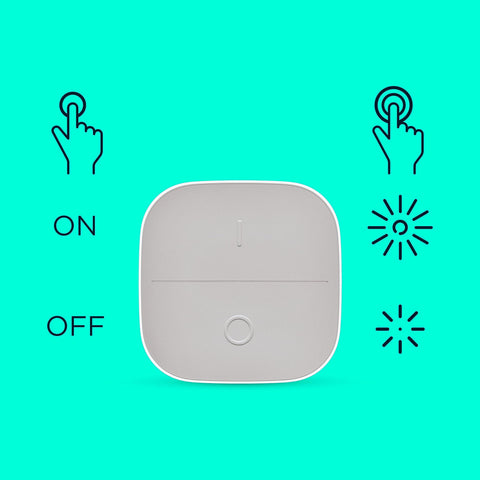 WiZ Connected button displaying dim up and dim down settings