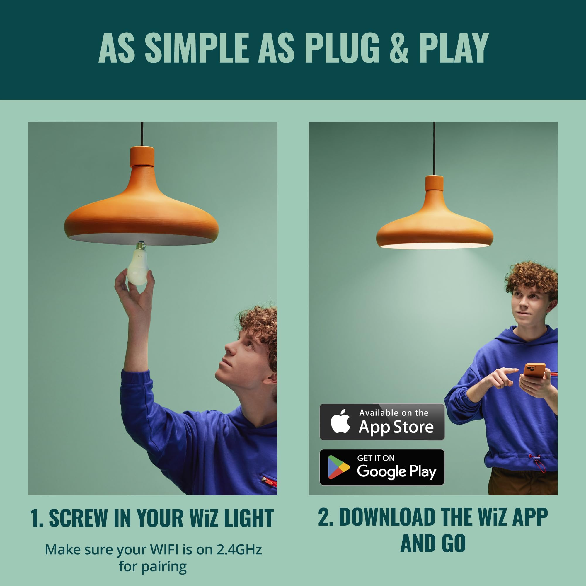 Motion activation demo shows automatic lighting when entering a room