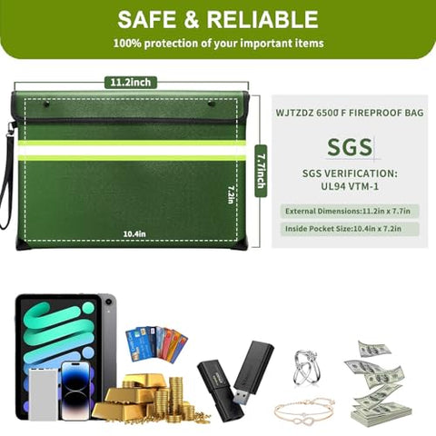 WJTZDZ money bag hand strap enables easy carrying
