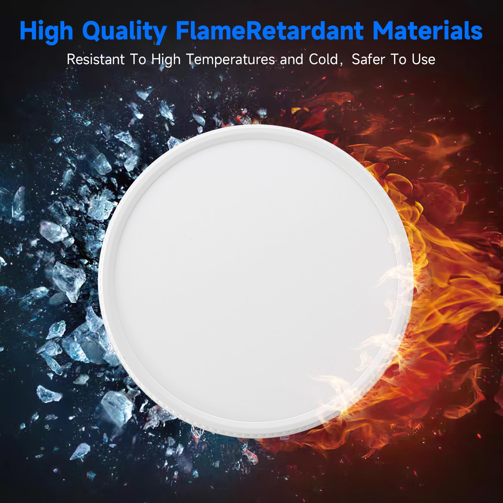 WKONCLDY 1600lm output lights spaces evenly while reducing glare