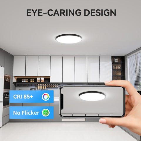 WKONCLDY eye-friendly, flicker-free light with no IR or UV radiation.
