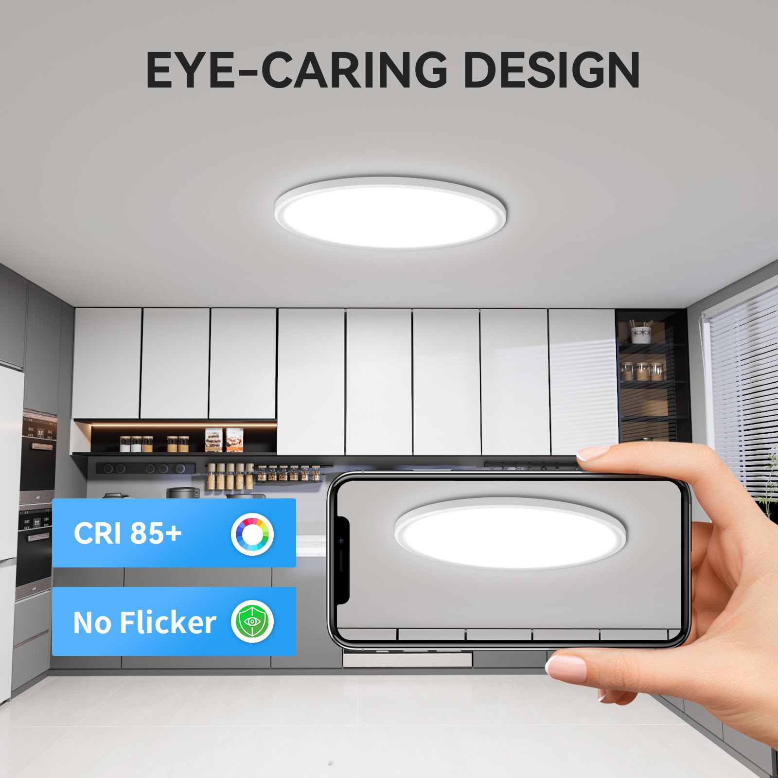 WKONCLDY eye-protection technology reduces flicker for comfortable viewing.