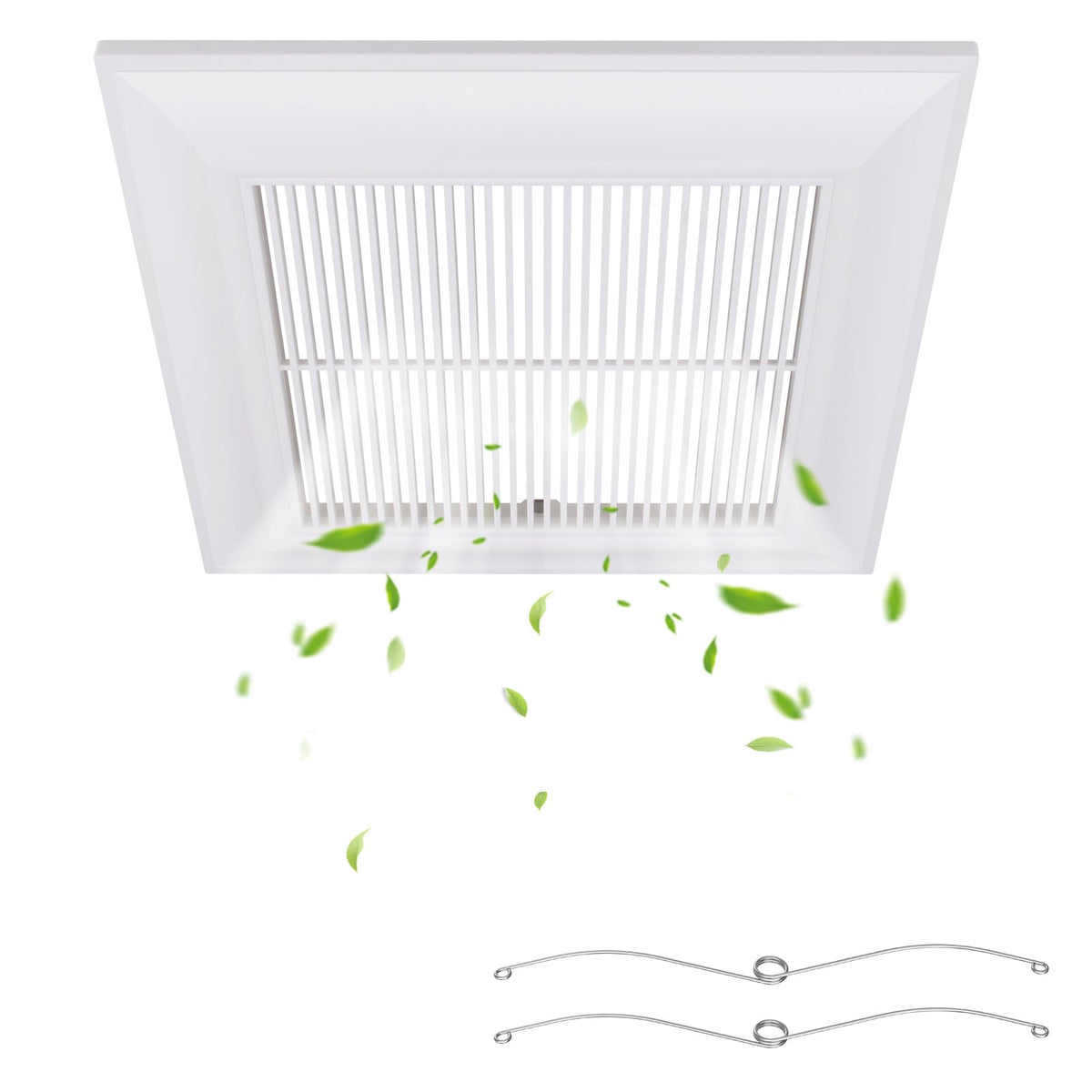 WKZO vent cover with springs front view for quick, secure replacement.
