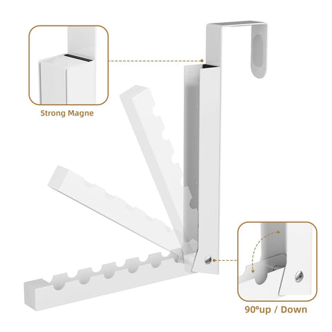 WLCSNG over-the-door hanger in travel-friendly folded form.