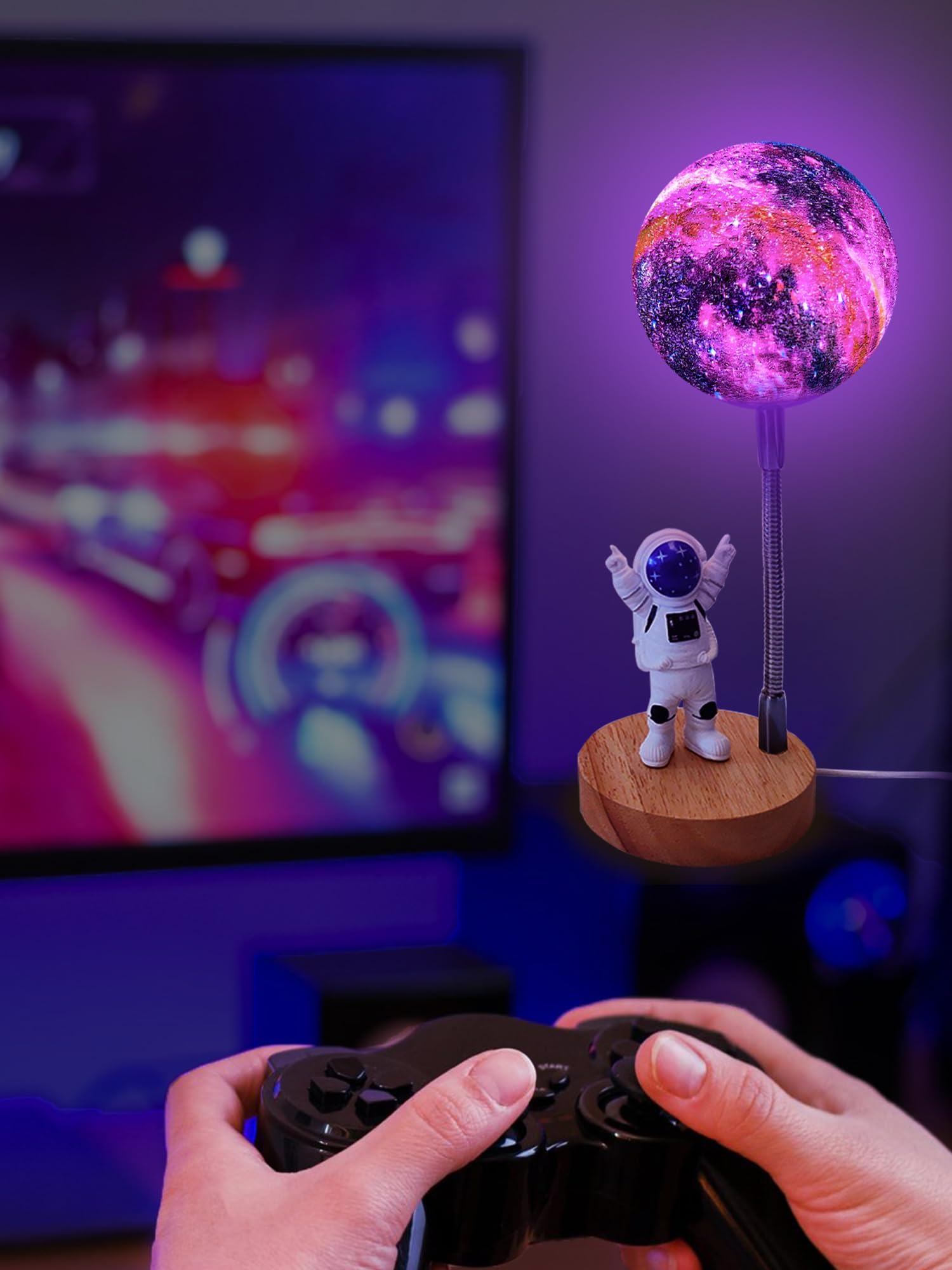 WLHONG adds a playful accent to gaming rooms and home offices