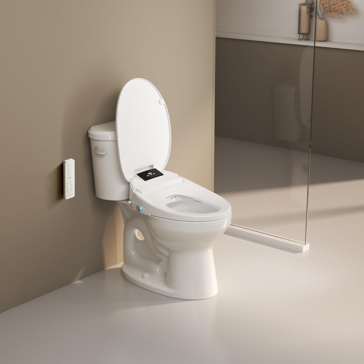 WLJBIDET heated seat provides warm comfort for chilly mornings.