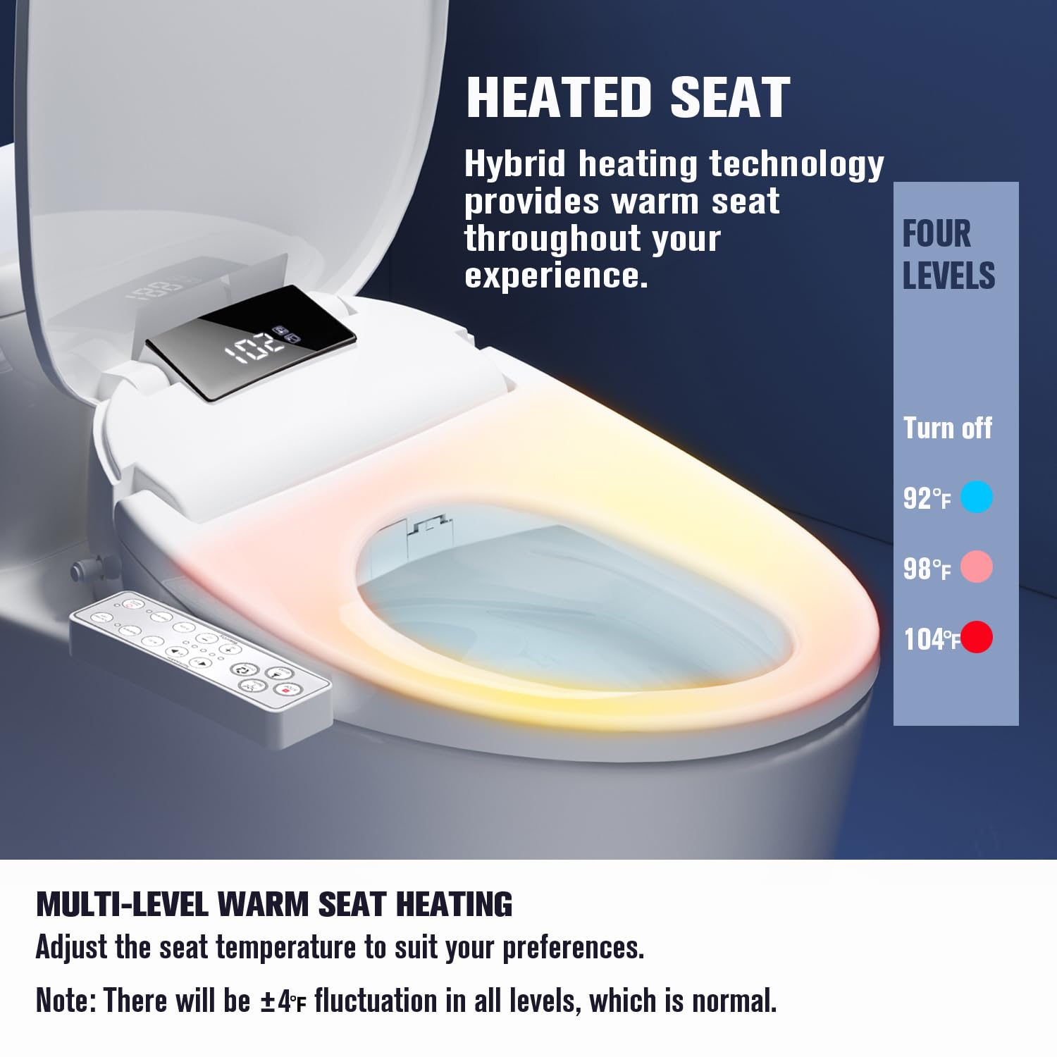 WLJBIDET self-cleaning nozzle ensures hygiene before and after use
