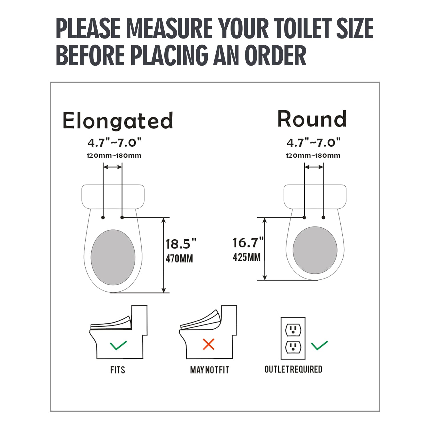 WLJBIDET self-cleaning nozzle promotes hygienic prep before and after use.