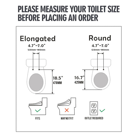 WLJBIDET self-cleaning nozzle promotes hygienic prep before and after use.