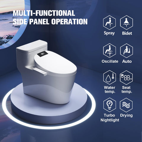 WLJBIDET warm air drying reduces toilet paper usage and adds convenience