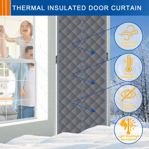 WLLEYAY weighted bottom keeps curtain closed against drafts