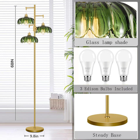 WLQCWL easy-assembly lamp with all parts included for quick setup.