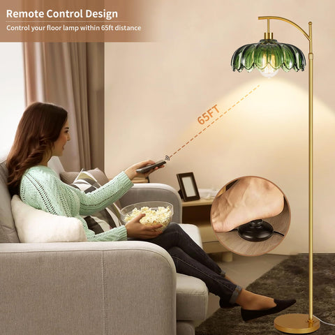 WLQCWL Floor lamp with footswitch for convenient hands-free operation