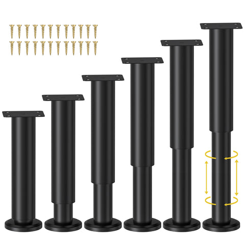 Wlrrcwdttc bed center support legs assembly with adjustable height for level sleep