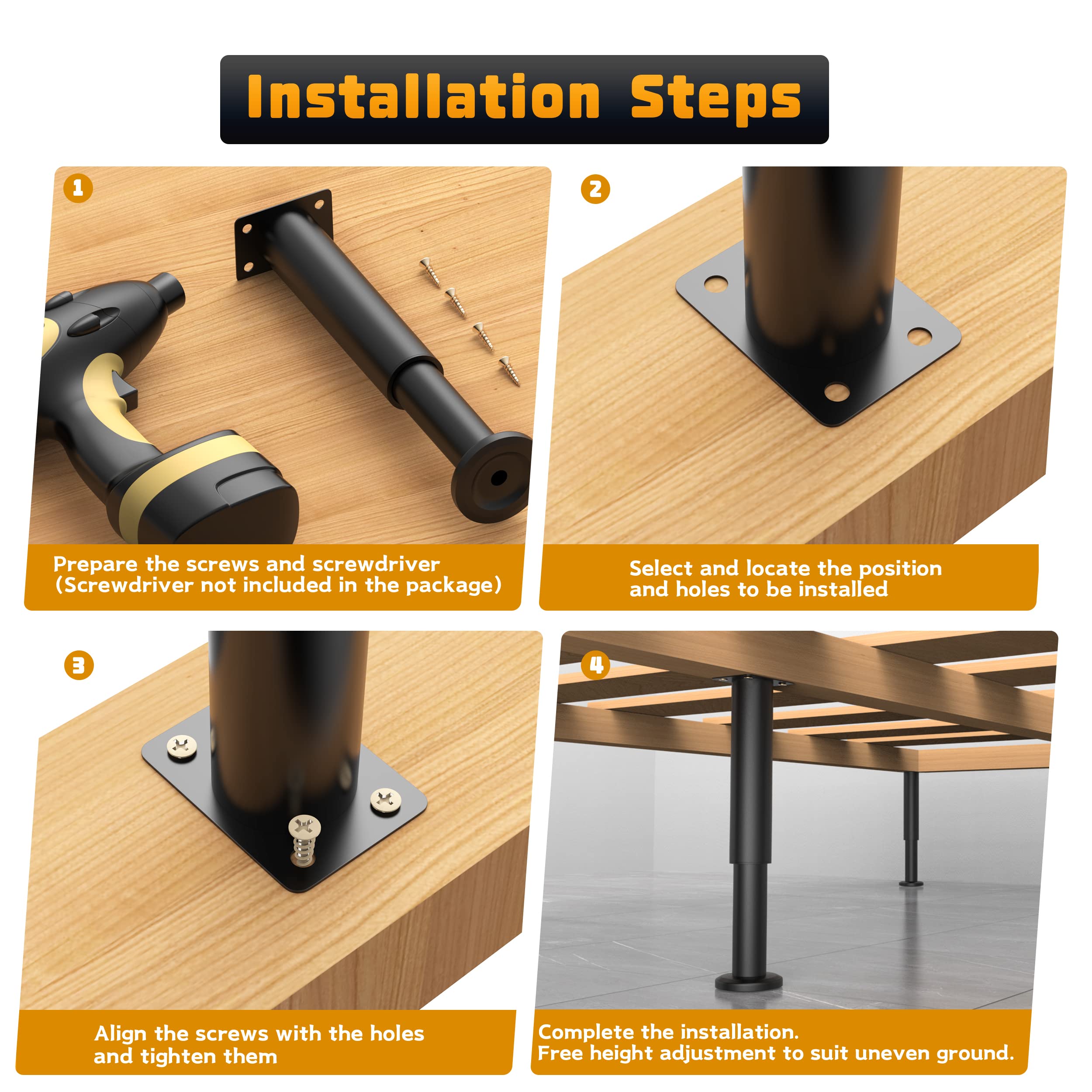 Wlrrcwdttc upgraded base with non-slip feet protects floors and minimizes noise