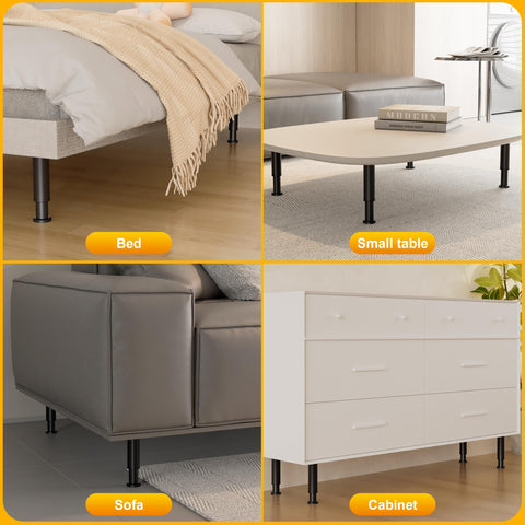 Wlrrcwdttc wide-base bed leg supports beds, sofas, and tables.