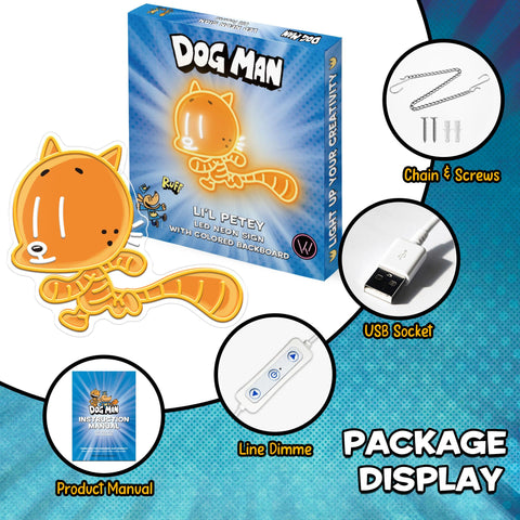 WMAT Dog Man fans gift idea, fun wall decor.