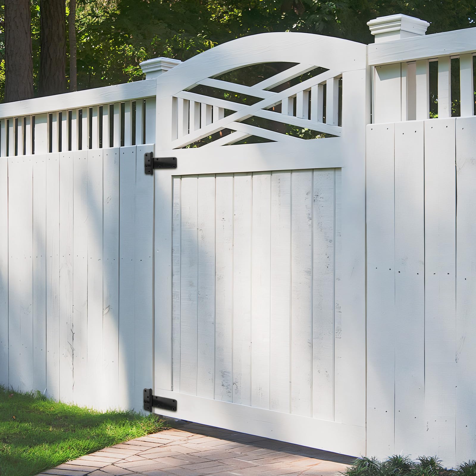 Wmebee 0.11-inch steel hinges offer durable, long-lasting performance.