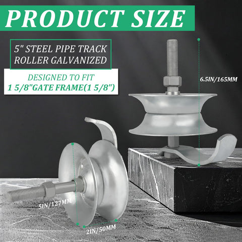 Wmebee pressed steel roller engineered for long-lasting sliding gate performance