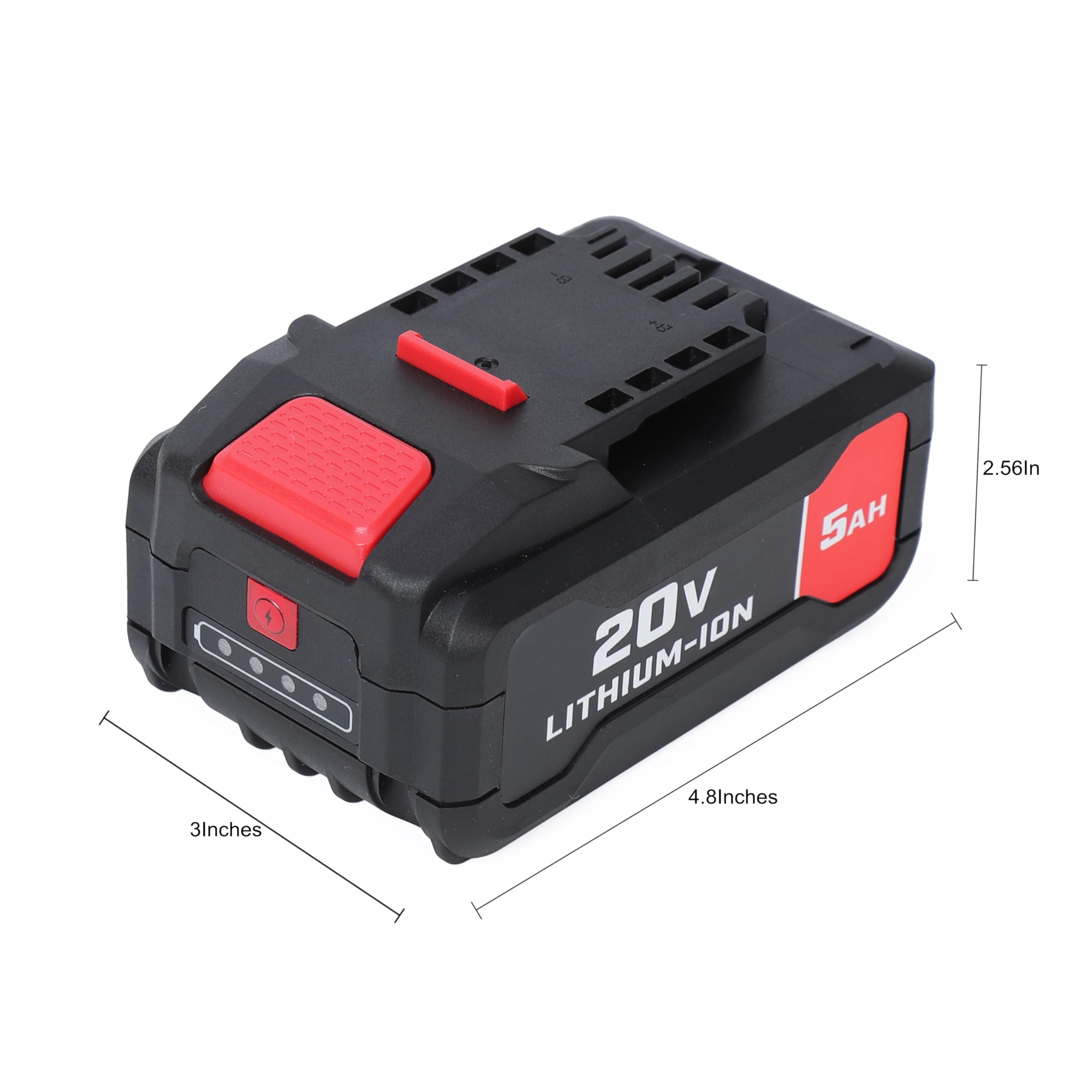 WMEXINBAO 20V battery pack ready for Bauer cordless tools.