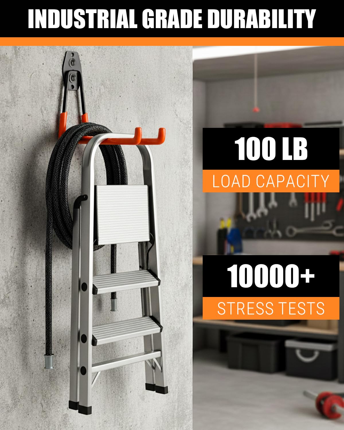 WMK triple-welded joints provide durable connections in busy garages