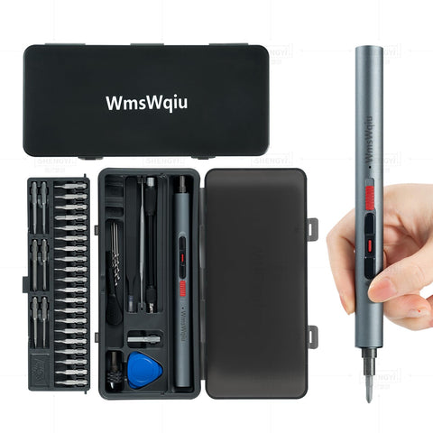 WmsWqiu mini screwdriver set in a compact case for easy storage and quick access