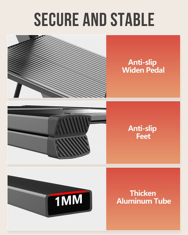 WOA WOA 3 Step Ladder lightweight design for effortless carry.