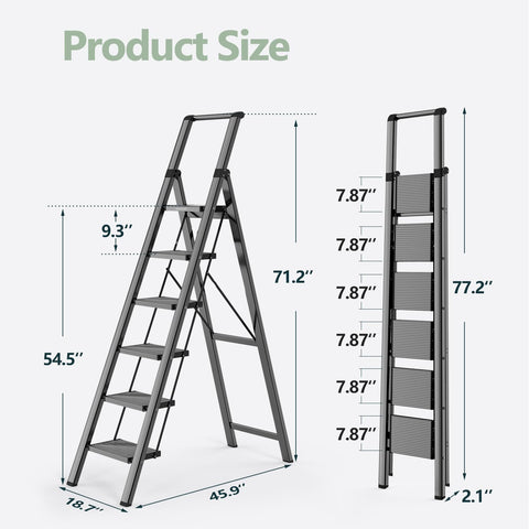 WOA WOA top handrail provides balanced support during climbs