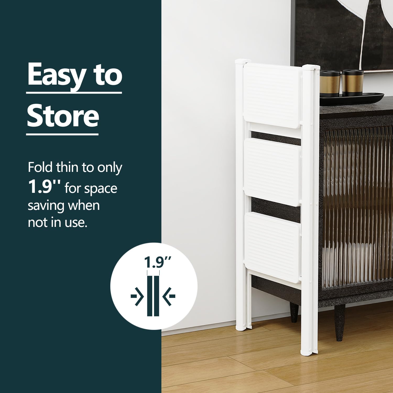 WOA WOA folded profile saves space in closets or cabinets