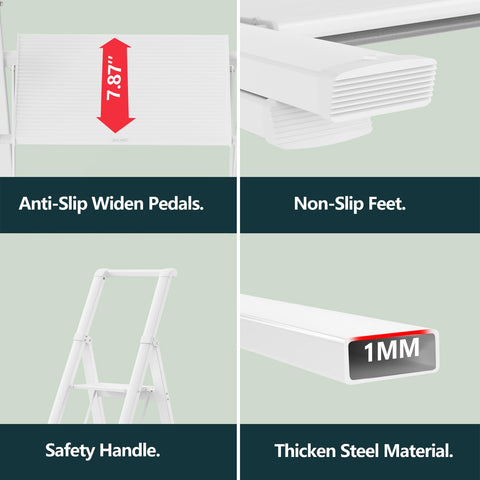 Ladder doubles as decorative shelf when not climbing, WOA WOA.