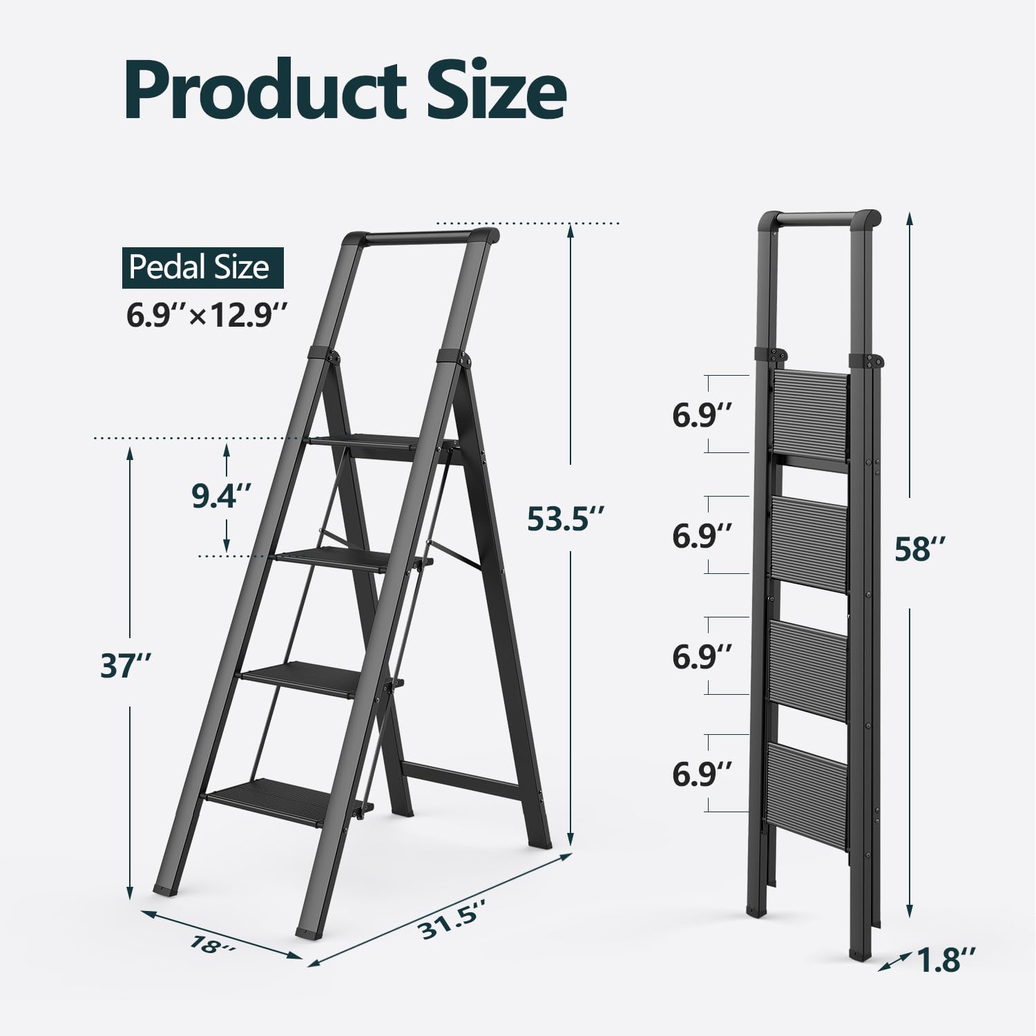 WOA WOA safety top handle supports confident ascent and descent.