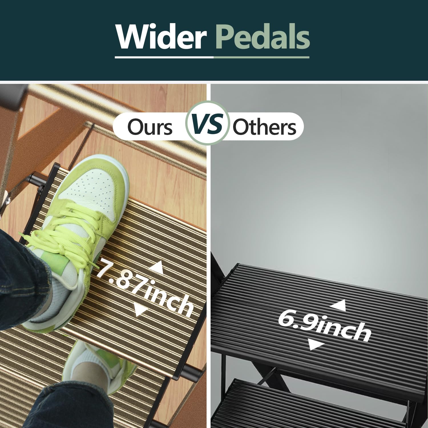 WOA WOA thickened pedals offer durable stepping surface