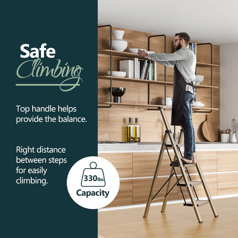 WOA WOA wider-rungs provide stable footing on each step