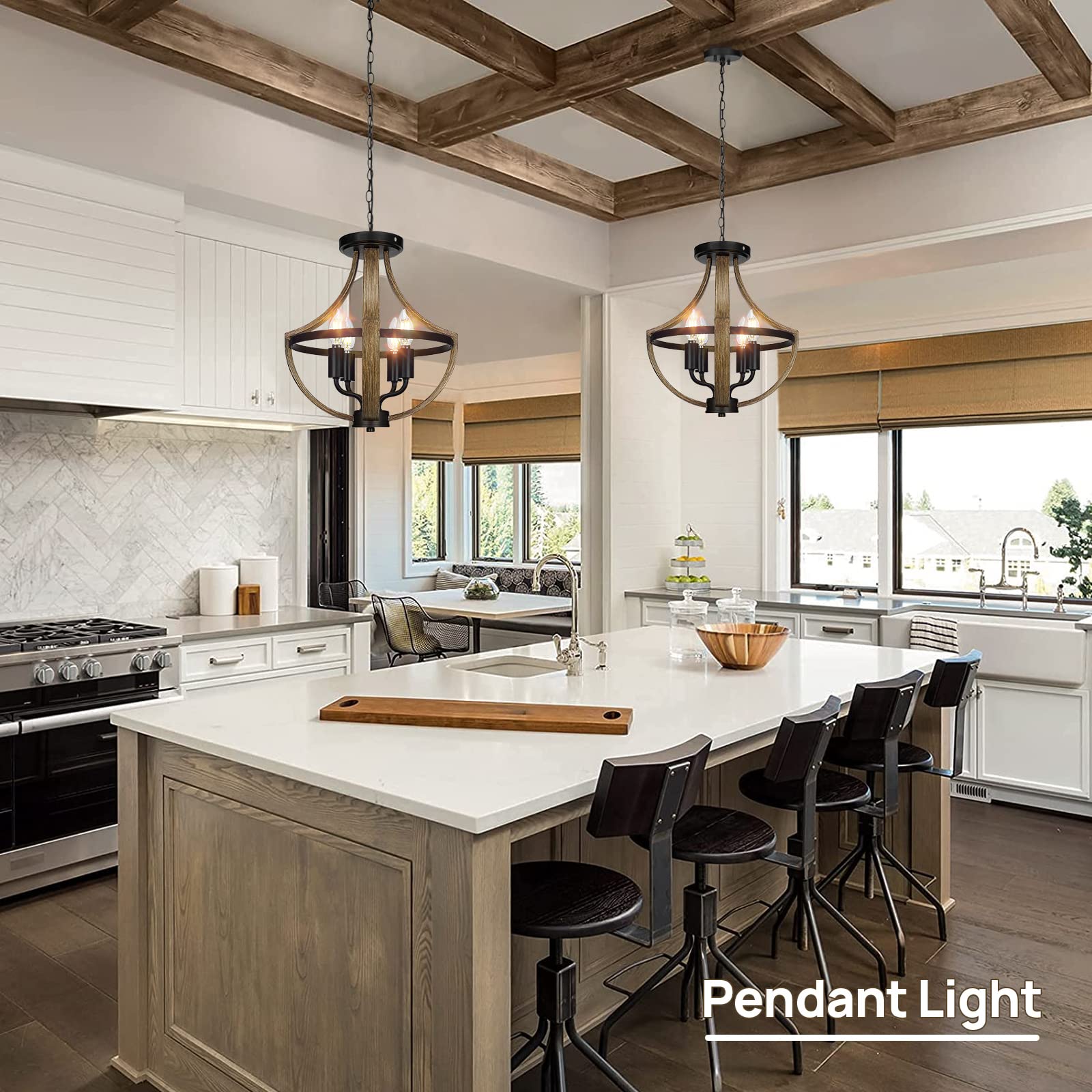 WOAEKR ideal for kitchen islands, dining rooms, and entryways.