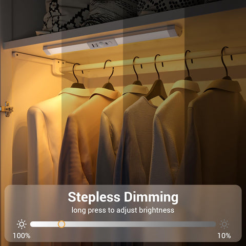 WOBANE auto-on/off sensor lights entryways and closets automatically.