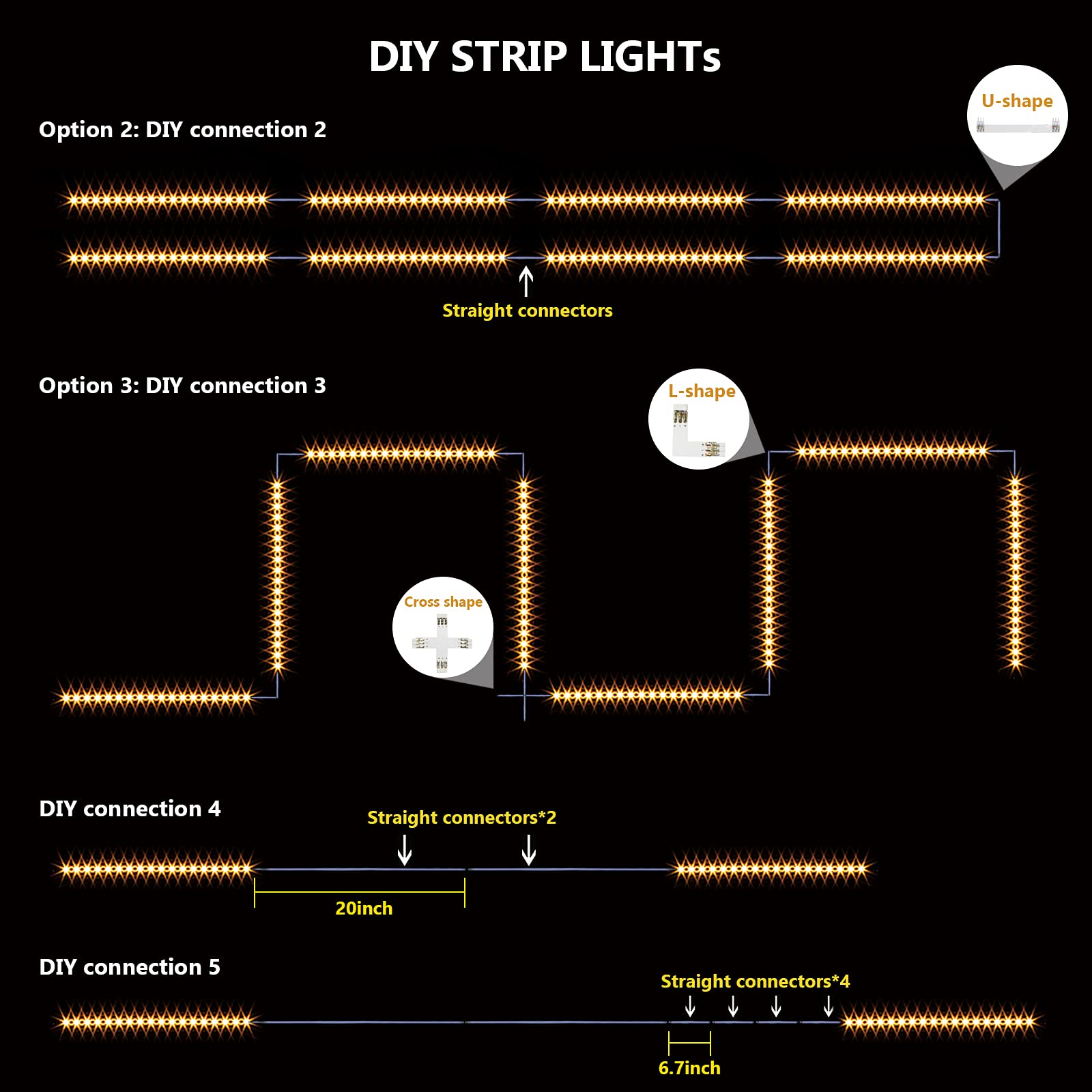 WOBANE DIY kit on a bookshelf highlights displays with soft light