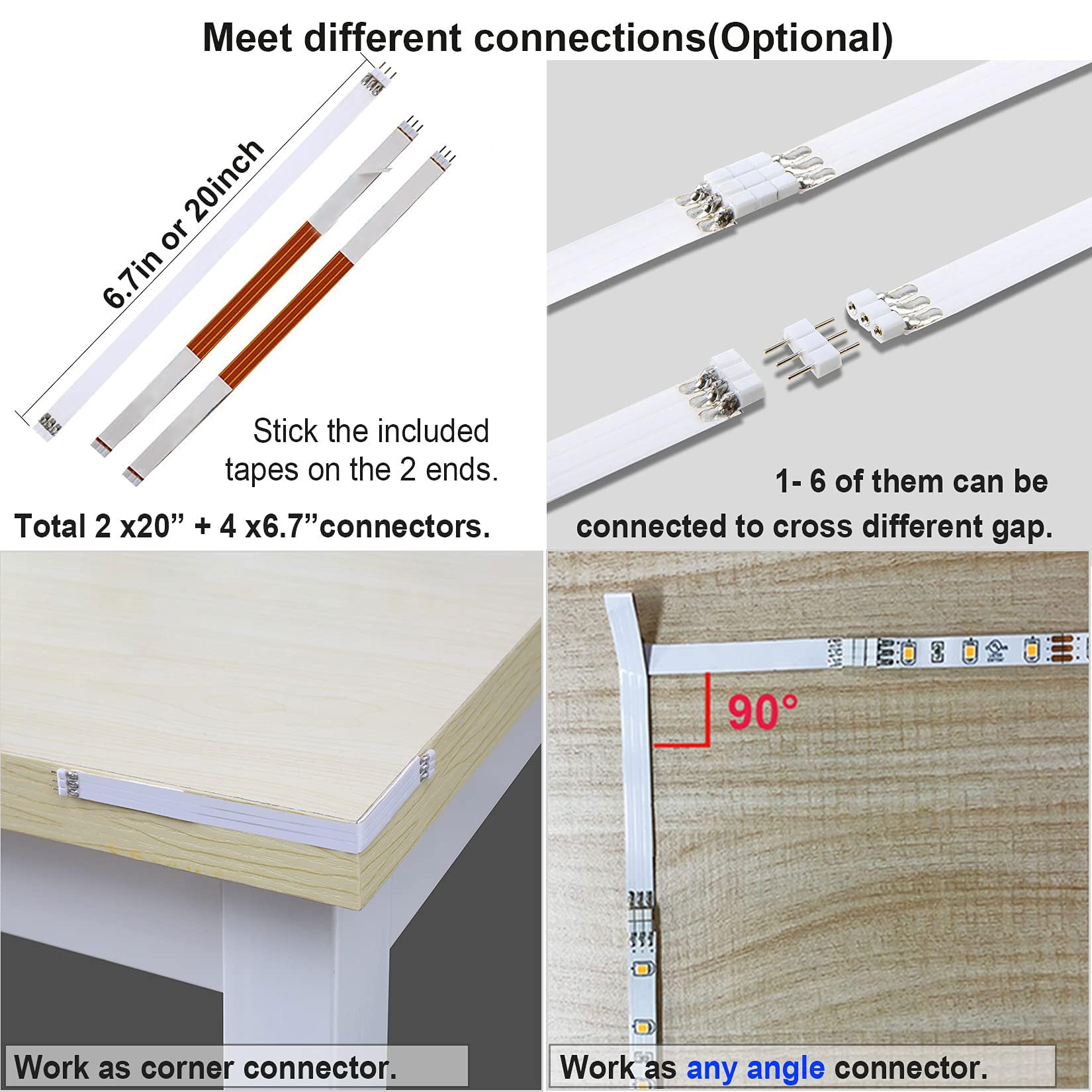 WOBANE under-cabinet installation shows clean, modern lighting for cabinets and shelves.