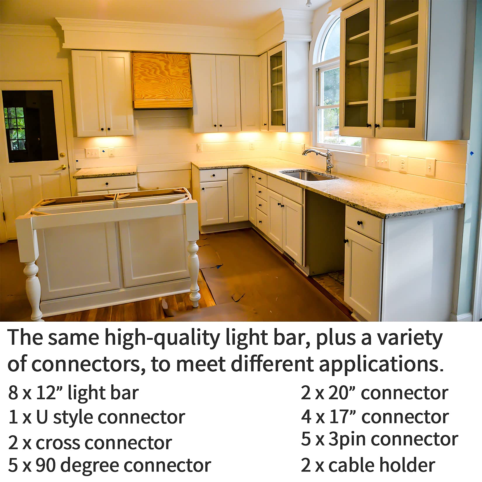 WOBANE LED strip connectors extend coverage for seamless long runs