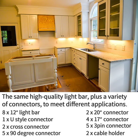 WOBANE LED strip connectors extend coverage for seamless long runs